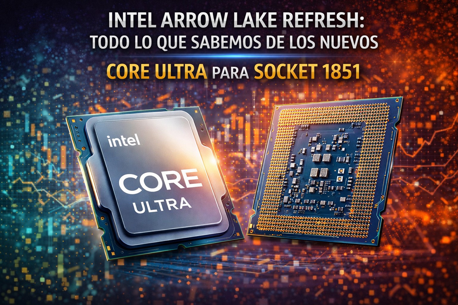 Intel Arrow Lake Refresh nuevos procesadores Core Ultra para socket 1851 características y novedades